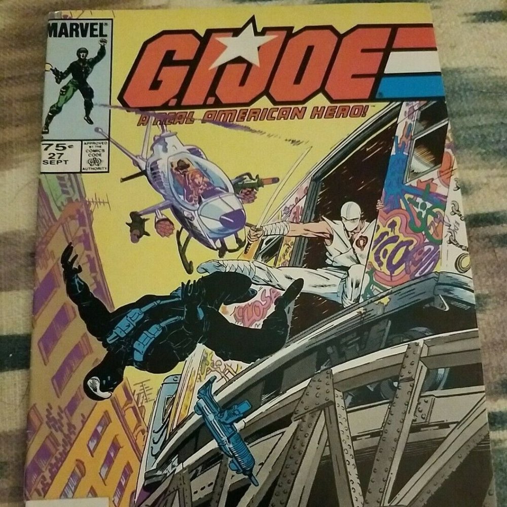 Vintage GI Joe A Real American Hero Marvel Comic Book #27 Sept 1986